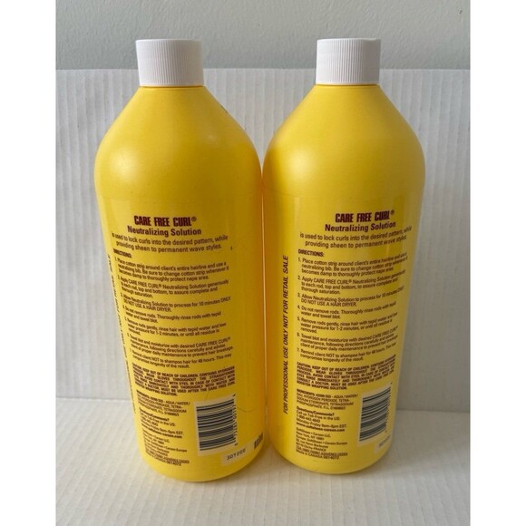 (2) Softsheen Carson Care Free Curl Neutralizing Solution, 31oz JUMBO SIZE Lot 2 - Picture 2 of 2